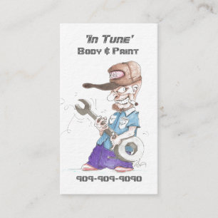 Automotive Business Cards in Pearl