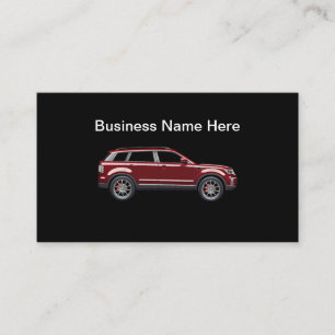 Automotive Business Cards Simple Design