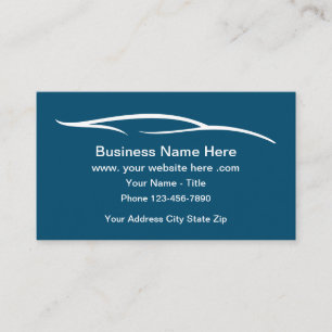 Automotive, Car Care Business Cards