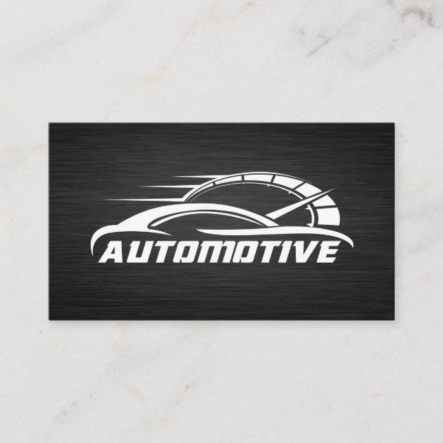 Automotive Car Odometer | Repair Shop Business Card (Front)