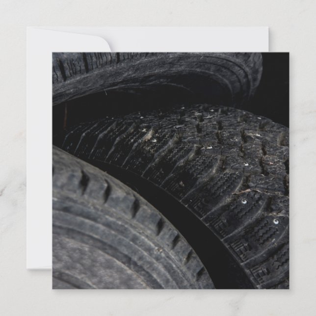 Automotive Car old tires Black Road trips  (Front)