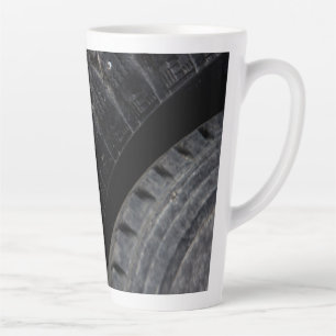 Automotive Car old tires Black Road trips Latte Mug