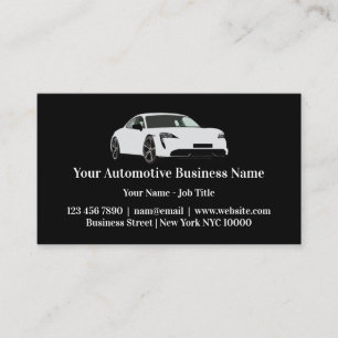 Automotive Car Theme Business Cards