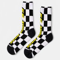 Automotive chequered racing flag custom auto sport