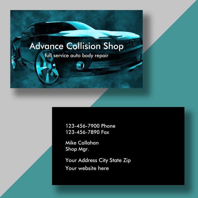 Automotive Collision Repair Business Card (Creator Uploaded)
