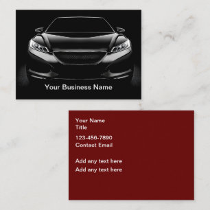 Automotive Cool Business Cards