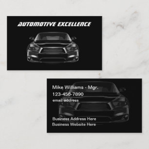 Automotive Cool Glossy Business Cards