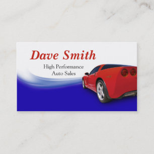 Automotive Dealer and Service Business Card