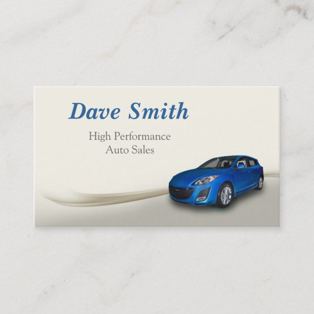 Automotive Dealer Business Card (Front)