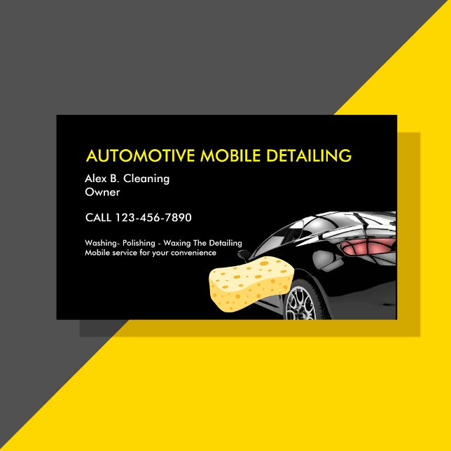 Automotive Detailing Business Cards (Creator Uploaded)