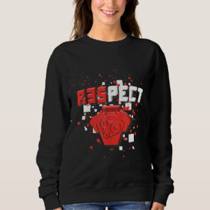 Automotive Engine Power Pixel Mechanic Sweatshirt