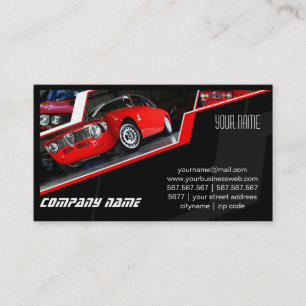 Automotive Exotic Car Business Card