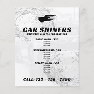 Automotive logo based  flyer