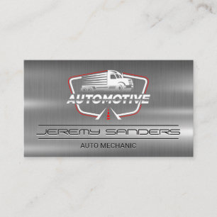Automotive   Mechanic   Metal Business Card