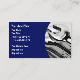 Automotive Mechanic Theme Business Card