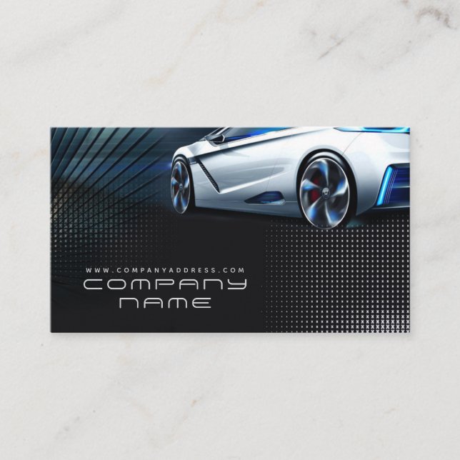 Automotive Mechanical Company Business Card (Front)