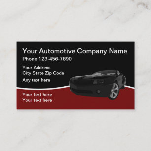 Automotive Modern Design Business Card