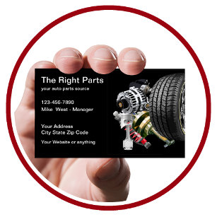 Automotive Parts Salvage  Business Card