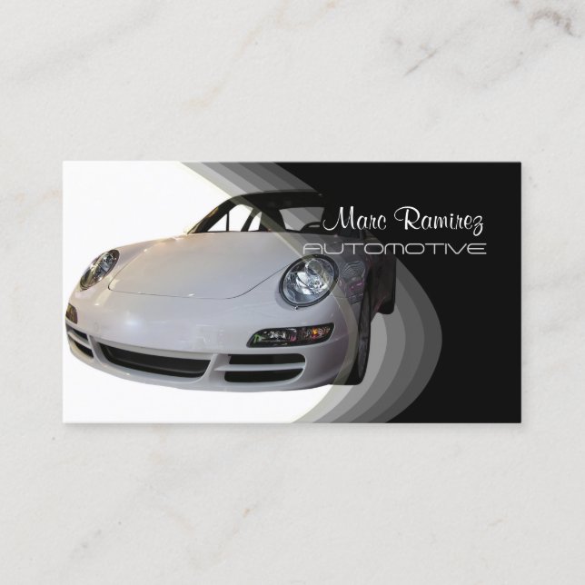 Automotive, photo business cards (Front)