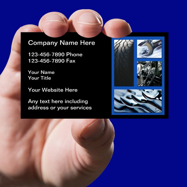 Automotive Professional Service Business Cards (Creator Uploaded)