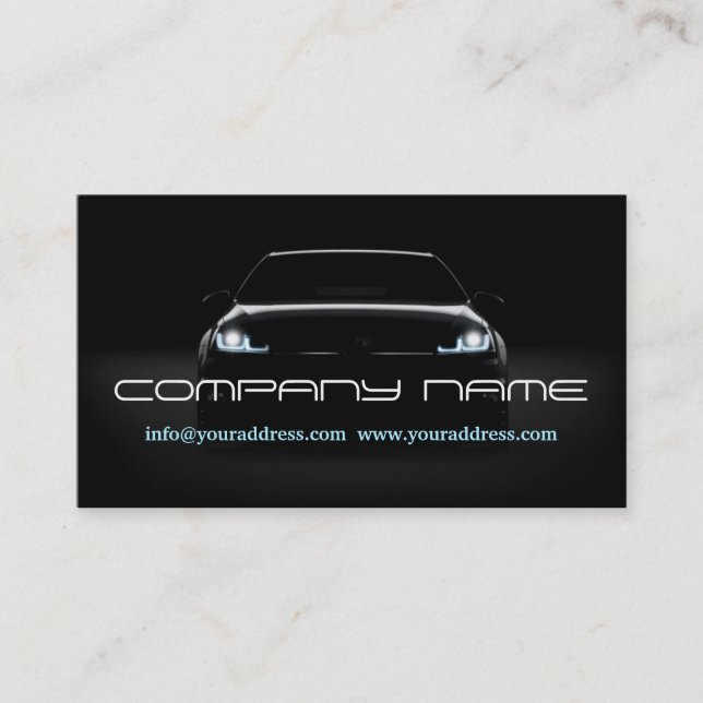 Automotive / Racing / Car Business Card (Front)