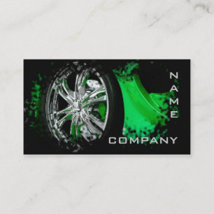 Automotive / Racing / Car Green Sport Fast Speed Business Card