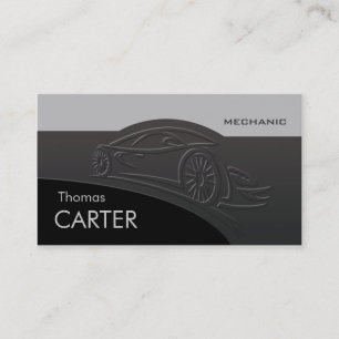 Automotive / Racing / Mechanic Racer Car Speed Business Card