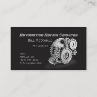 Automotive Repair Business Card