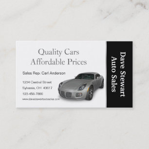 Automotive Repair Shop Business Card