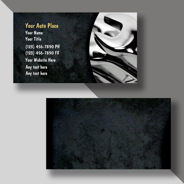 Automotive Repair Tools Business Card (Creator Uploaded)