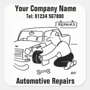 Automotive Repairs Business stickers