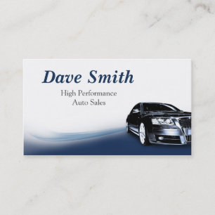 Automotive Sales & Service Business Card