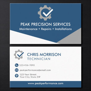 Automotive Service Technician Business Card
