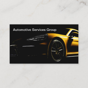 Automotive Services Cool Business Cards