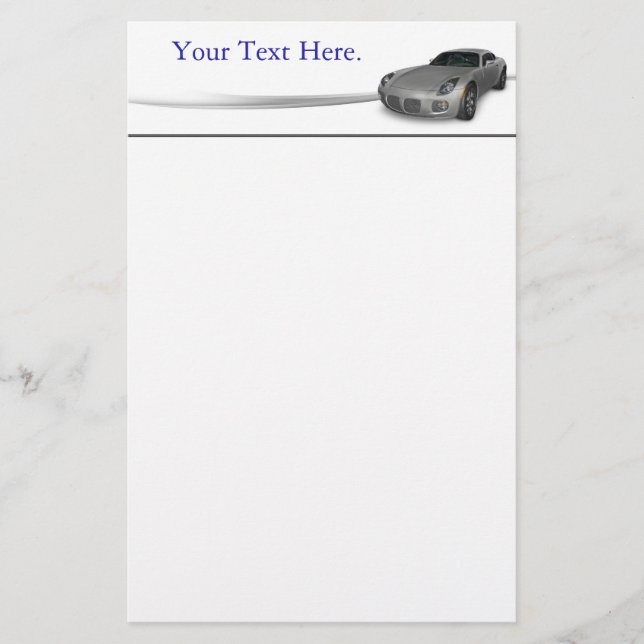 Automotive Stationery (Front)