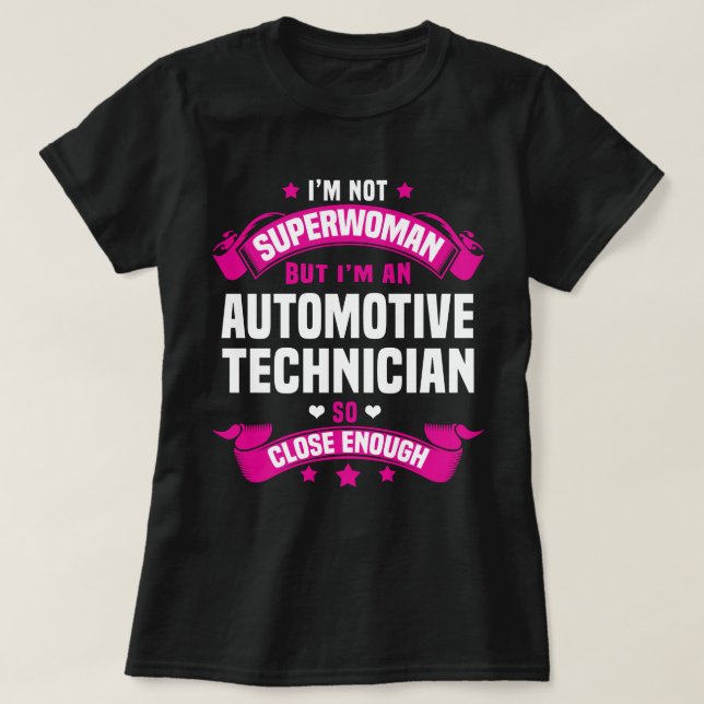 Automotive Technician T-Shirt (Design Front)