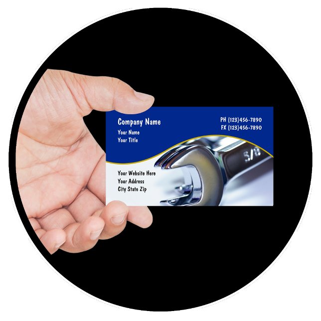 Automotive Theme Business Profile Card (Creator Uploaded)