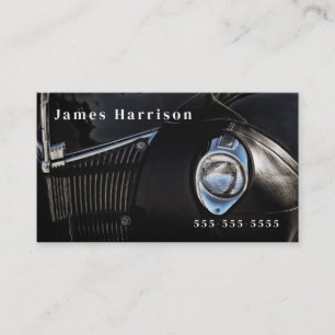 Automotive Themed Leather Chaps Classic Car Business Card