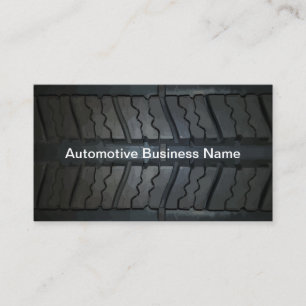 Automotive Tire Tread Background Business Card