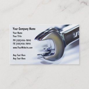 Automotive Tools Theme Business Card