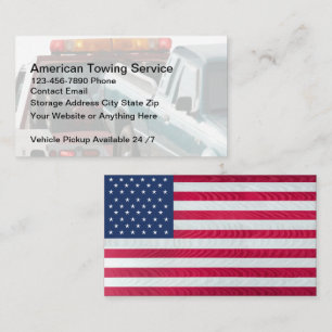 Automotive Towing And Roadside Assistance  Business Card