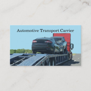 Automotive Transport Car Carrier Business Card