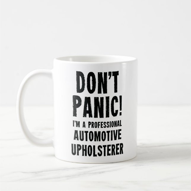 Automotive Upholsterer Coffee Mug (Left)