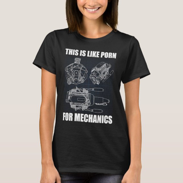Automotive work  mechanic style T-Shirt (Front)