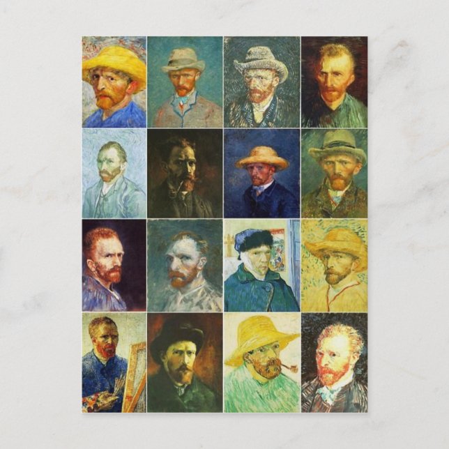 Autoportraits Vincent Van Gogh Postcard (Front)