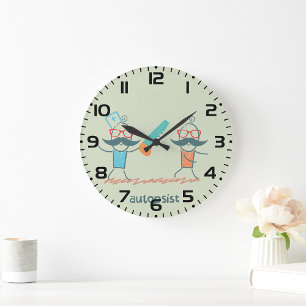 Autopsist Large Clock