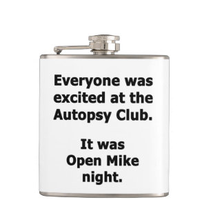 Autopsy Club Hip Flask