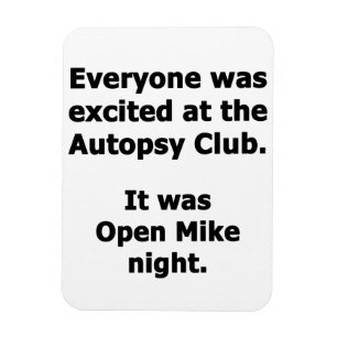 Autopsy Club Magnet