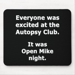 Autopsy Club Mouse Mat