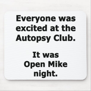 Autopsy Club Mouse Mat